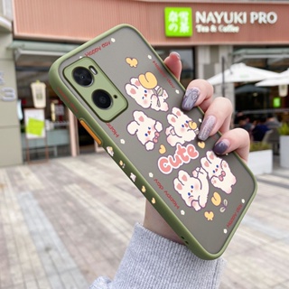 เคสโทรศัพท์มือถือ ซิลิโคนนิ่ม กันกระแทก ลายการ์ตูนกระต่ายน่ารัก สําหรับ OPPO A76 A36 A78 5G A58 5G A58x 5G