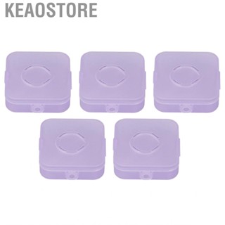 Keaostore Puff Case Dustproof Multipurpose Fine Workmanship Edges Makeup Box Breathable for Beads