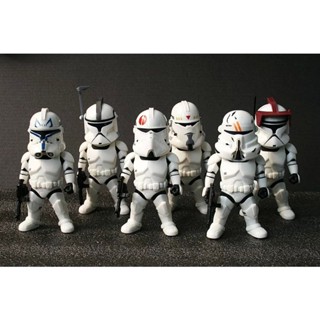 [พร้อมส่ง] ฟิกเกอร์ Star Wars 7 Series 6 White Soldiers Storm Cavalry ไม่มีกล่องเรืองแสง สําหรับตกแต่งบ้าน