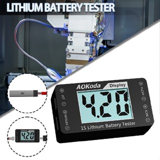 AOK-041 1S Lithium Battery Tester Checker For JST MOLEX mCPX MCX Cable