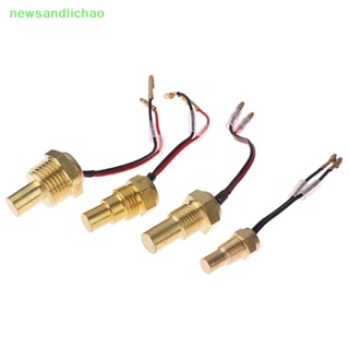 Newsandlichao เซนเซอร์วัดอุณหภูมิน้ํา 12V 24V 50K 10 14 16 21 มม. สําหรับรถยนต์ รถบรรทุก