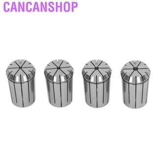 Cancanshop 4Pcs Collet Chuck Spring Steel Accuracy OZ25 Lathe Dia3 Dia4 Dia5 Dia6 with Wrench