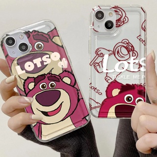 เคสโทรศัพท์มือถือ ทรงสี่เหลี่ยม ลายหมีสตรอเบอร์รี่ กันกระแทก สําหรับ Redmi Phone 9 Poco X3 Poco X3 Pro 9A 9i 9AT 9T Note11Pro Note10 Note9 Note8 Note8 Pro Note9 10X Note11