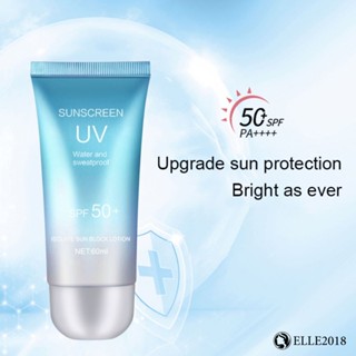 ครีมกันแดดมอยซ์เจอไรเซอร์ SPF50+ ไวท์เทนนิ่ง มอยส์เจอไรเซอร์ กันน้ำ 12 ชั่วโมง ครีมกันแดดป้องกันผิวไหม้แดง 【elle20181_th】