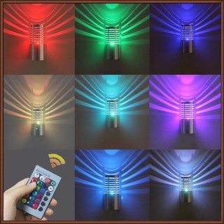 Jaz โคมไฟ Led 3w Rgb พร้อมรีโมตคอนโทรล สําหรับตกแต่งห้องนอน ห้องนั่งเล่น