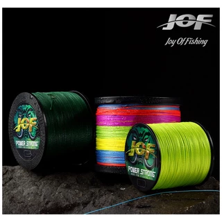Jof X12 สายเอ็นตกปลา PE แบบถัก 300 ม. 500 ม. 1000 ม. 100/12 เส้น ทนทาน