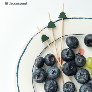 [little.coconut] ส้อมจิ้มผลไม้ ขนมหวาน สลัด มัฟฟิน ตกแต่งปาร์ตี้คริสต์มาส 100 ชิ้น