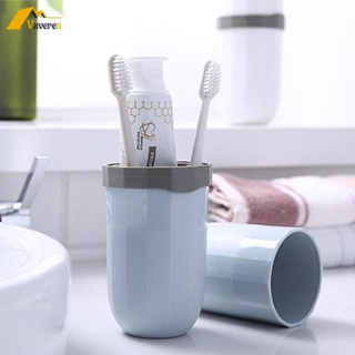 [Vaveren] กล่องเก็บยาสีฟัน แปรงสีฟัน ถ้วยล้างบ้วนปาก สําหรับกลางแจ้ง