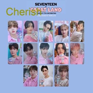 Cherish โปสการ์ดกระดาษ ลายศิลปินเกาหลี SEVENTEEN 2023 13 ชิ้น ต่อชุด