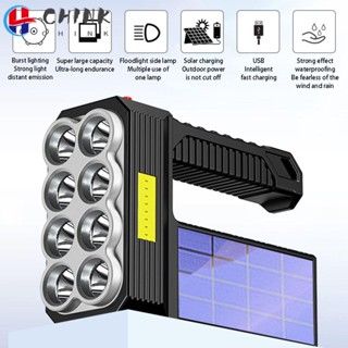 Chink ไฟฉายสปอตไลท์ LED 8 ดวง ชาร์จ USB กันน้ํา แบบพกพา