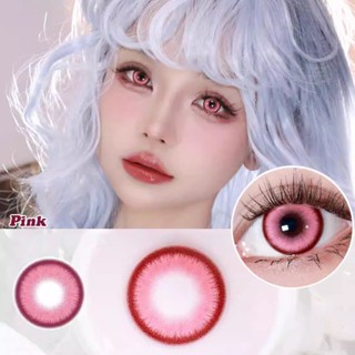 คอนแทคเลนส์คอสเพลย์ รูปการ์ตูนอนิเมะ Dream Pink Pupil 2 ชิ้น 1 คู่