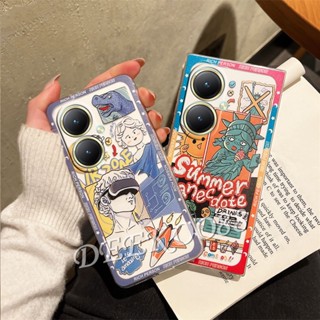 เคสโทรศัพท์มือถือ TPU แบบนิ่ม ลายการ์ตูนกราฟฟิตี้ สําหรับ VIVO Y27 4G 5G Y27