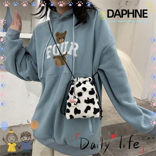 DAPHNE กระเป๋าถือ แบบผูกเชือก ขนาดเล็ก แฟชั่นสําหรับผู้หญิง