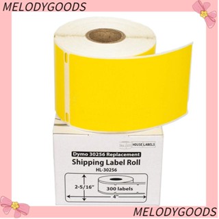 Melodg สติกเกอร์ฉลาก สีเหลือง มีกาวในตัว 3.9*2 นิ้ว 500 ม้วน สําหรับเครื่องพิมพ์ 4 ม้วน