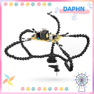 DAPHS คลิปบัดกรีแขนบัดกรี แบบยืดหยุ่น พร้อมไฟ LED