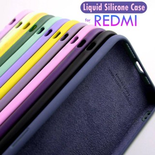 เคสโทรศัพท์มือถือ ซิลิโคนเหลว สําหรับ Redmi Note 8 7 6 5 Pro 8t A1