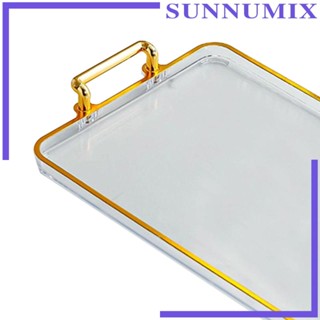 [Sunnimix] ถาดเสิร์ฟอาหาร ทรงสี่เหลี่ยมผืนผ้า สะดวกสบาย สําหรับปาร์ตี้ พิธีขึ้นบ้านใหม่