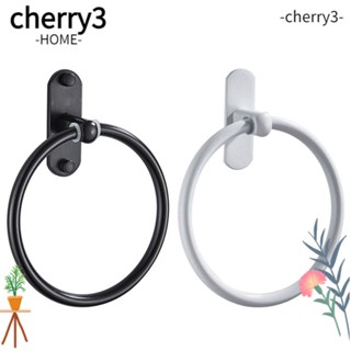 Cherry3 ห่วงแขวนผ้าขนหนู แบบมีกาวในตัว ทนทาน สําหรับห้องครัว ห้องน้ํา