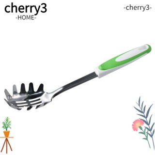 Cherry3 ช้อนสปาเก็ตตี้ สเตนเลส กันลื่น อเนกประสงค์ สําหรับพาสต้า สปาเก็ตตี้