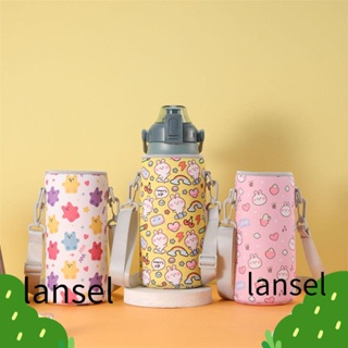 LANSEL ฝาครอบขวดน้ํา ขนาด 1300 มล. 1700 มล. พร้อมสายคล้อง อุปกรณ์เสริม สําหรับตั้งแคมป์