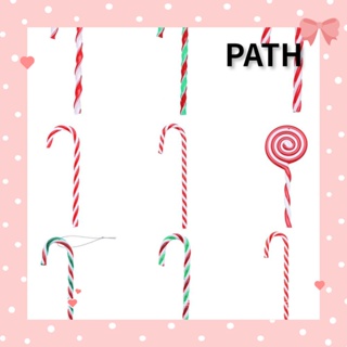 PATH ของเล่นไม้เท้า พลาสติก หลากสี เครื่องประดับคริสต์มาส บ้าน