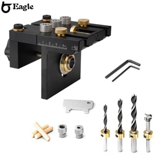 ⭐24H SHIPING⭐Jig Locator 3 In 1 6061 Aluminum Material Black Doweling Drilling Guide