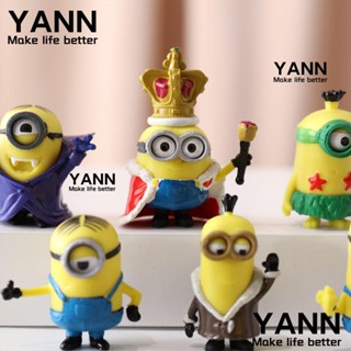 Yann&gt;&gt; ตุ๊กตาการ์ตูนมินเนี่ยน 3D สําหรับเด็ก 10 ชิ้น ต่อชุด