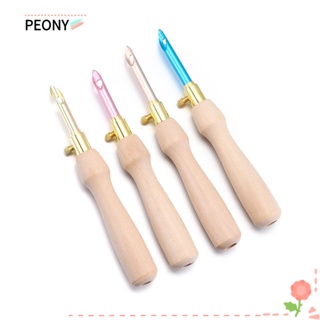 PEONY Changeable Head Punch Needle Tool Craft Adjustable Embroidery Stitch DIY Knitting Sewing Accessories Poking Cross Stitch Tools All models Poke Needle/Multicolor