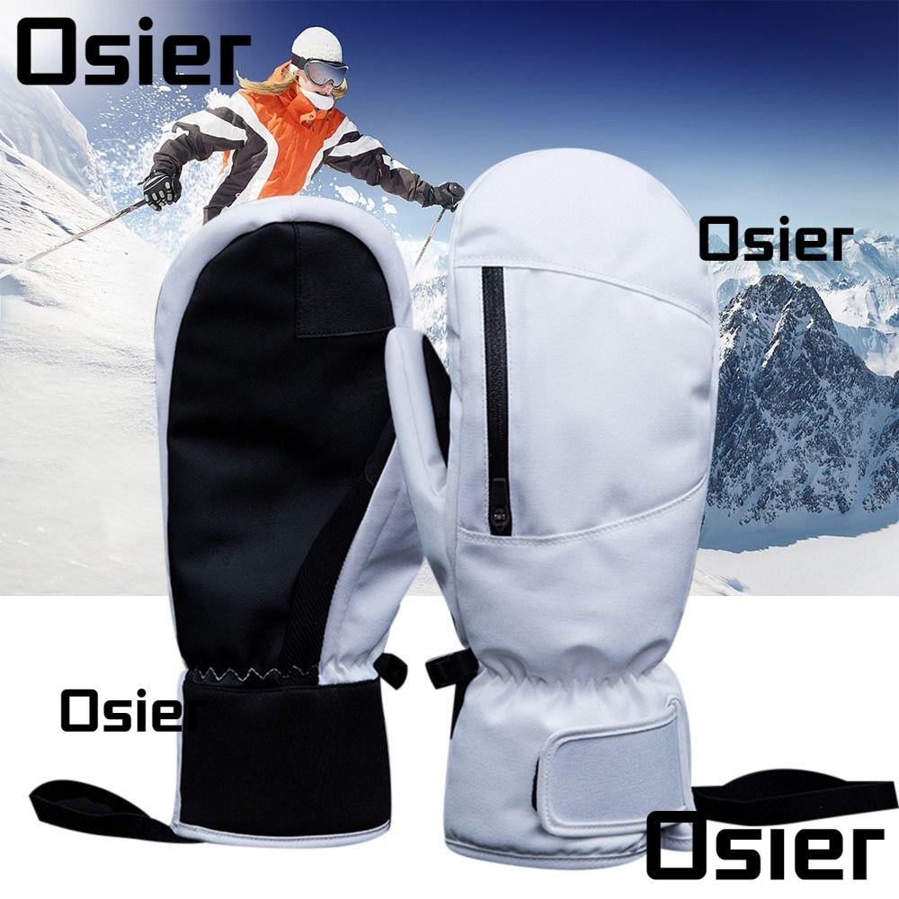 Osier1 ผู้ชาย ผู้หญิง ถุงมือฤดูหนาว กลางแจ้ง กันน้ํา อบอุ่น มือ สัมผัสหน้าจอ ถุงมือกันความร้อน หนา ถุงมือหิมะ