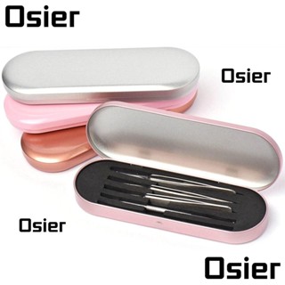 Osier1 ขวดโหลอลูมิเนียมดีบุก หลายสไตล์ สําหรับใส่เทียนครีมบาล์ม 2 ชิ้น