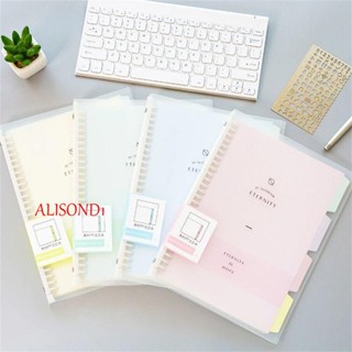 Alisond1 Binder สมุดโน้ตไดอารี่ B5 A4 A5 แบบหนา เรียบง่าย สําหรับนักเรียน