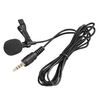 【yunhai】Mini Lavalier Mic Tie Clip Microphones Smart Phone Recording Speaking Singing