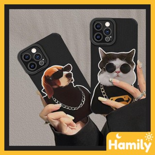 For iPhone 11 Case Skin Pupil Vertical Leather Case Soft Shell Shockproof Phone Case Cute Sunglasses Cat Dog Compatible with iPhone 14 13 Pro max 12 Pro Max XR XS 7Plus