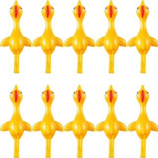 ของเล่นไก่งวง หนังสติ๊ก ยาง แบบเหนียว ยืดหยุ่น 10 ชิ้น
