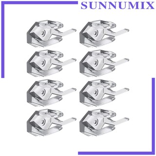 [Sunnimix] ตะขอแขวนหูฟัง หมวก ติดตั้งง่าย สําหรับตู้เสื้อผ้า ห้องครัว ห้องนอน ทางเข้า 8 ชิ้น