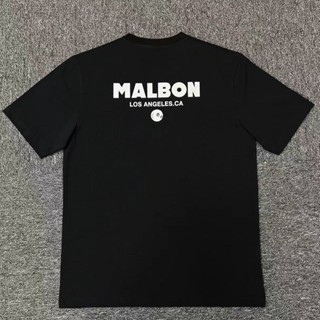 เสื้อยืดแขนสั้น พิมพ์ลาย MALBON GOLF Yacht Club US สําหรับผู้ชาย และผู้หญิง