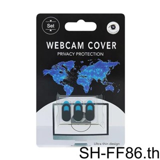 สติกเกอร์ติดเลนส์กล้องเว็บแคม ป้องกันเลนส์ชัตเตอร์ เพื่อความเป็นส่วนตัว สําหรับแล็ปท็อป โทรศัพท์มือถือ 3 ชิ้น