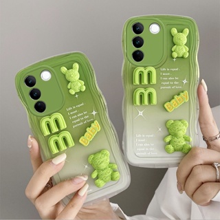 เคส vivo v27 pro เคส vivo v27 เคสโทรศัพท์มือถือ ลายตุ๊กตา 3D ไล่โทนสี สําหรับ vivo v27 pro v27 เคส