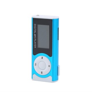 เครื่องเล่นเพลง Mp3 ดิจิทัล หน้าจอ Mp3 สีฟ้า