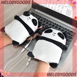 Melodg ถุงมือไฟฟ้า ทําความร้อน ตุ๊กตา ชาร์จ USB ฤดูหนาว อุ่นมือ