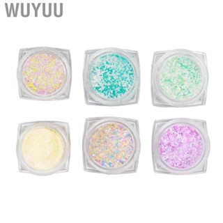 Wuyuu Nail Art Wool  Multi Uses Glitter Fashionable DIY Safe for Party