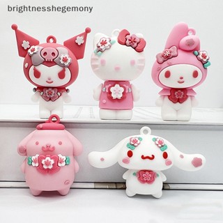 SANRIO Bgth พวงกุญแจ จี้ตุ๊กตาการ์ตูนอนิเมะ My Melody Kuromi Cinnamoroll Hello Kitty น่ารัก สําหรับเด็กผู้หญิง