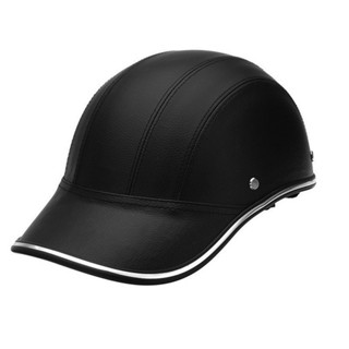 Bicycle Helmet Adult Bicycle Baseball Cap Helmet Leather Windproof Riding