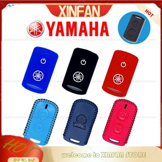 【พร้อมส่ง】ปลอกกุญแจหนังแท้ 100% สําหรับ Yamaha NVX XMAX NMAX AEROX-2 ปุ่ม
