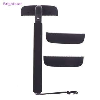 Brightstar ปรับยืดได้ ด้านหลัง เครื่องโกนหนวด ด้านหลัง ผม ที่กันจอน ด้านหลัง มีดโกน สําหรับผู้ชาย
 ใหม่