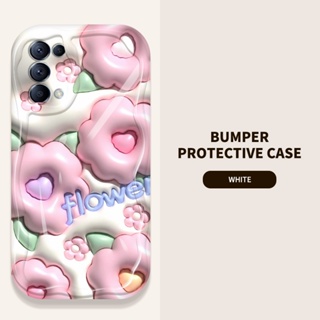 Ybd เคสโทรศัพท์มือถือซิลิโคน ลายกระบองเพชร และกระต่ายน่ารัก สําหรับ OPPO Reno 4 Pro 4G Reno 5 Reno 6