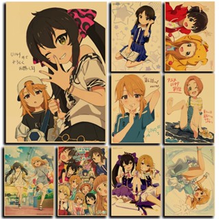 โปสเตอร์กระดาษคราฟท์ ลายอนิเมะ The IDOLM@STER CINDERELLA GIRLS U149 สไตล์วินเทจ สําหรับเด็กผู้หญิง