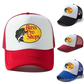 Bass pro shops หมวกกันแดด สไตล์ยุโรป อเมริกา สําหรับตกปลา รถบรรทุก กลางแจ้ง