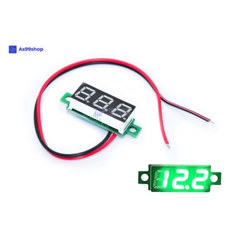 digital display 0.28 inch 4.7V-30V DC voltmeter( 2 line )สีเขียว