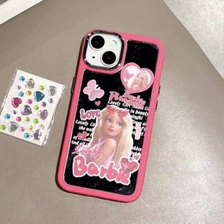 เคสโทรศัพท์มือถือ กันกระแทก ลายบาร์บี้ สําหรับ Iphone 11 14 13 12 Pro Max 13pro 14pro Promax